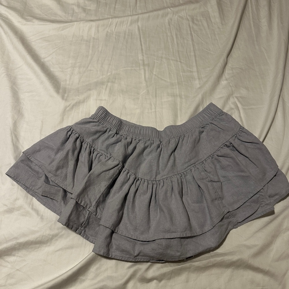 Light blue/ Grey Women's Skirt